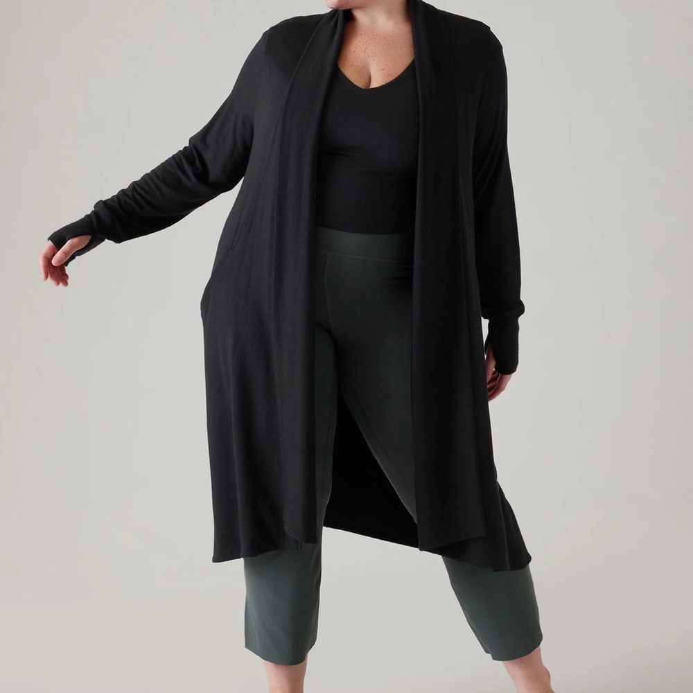 Pranayama Long Wrap - Athleta - Black 🧘♀️